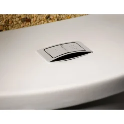 American Standard H2Option Tall Height 2-piece 0.92/1.28 GPF Dual Flush Elongated Toilet In. Linen, Seat Not Included -The Home Depot linen american standard two piece toilets 2886218 222 66 1000