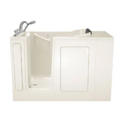 American Standard Gelcoat Premium Series 48 In. X 28 In. Left Hand Drain Walk-In Soaking Bathtub In Beige -The Home Depot linen american standard walk in tubs 2848 109 sll a0 1000