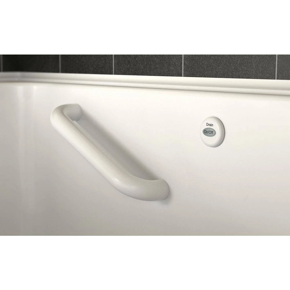 American Standard Gelcoat Premium Series 48 In. X 28 In. Right Hand Drain Walk-in Soaking Bathtub In Beige 9 American Standard Gelcoat Premium Series 48 In. X 28 In. Right Hand Drain Walk-in Soaking Bathtub In Beige - Image 9