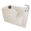 American Standard Gelcoat Premium Series 48 In. X 28 In. Right Hand Drain Walk-in Soaking Bathtub In Beige
