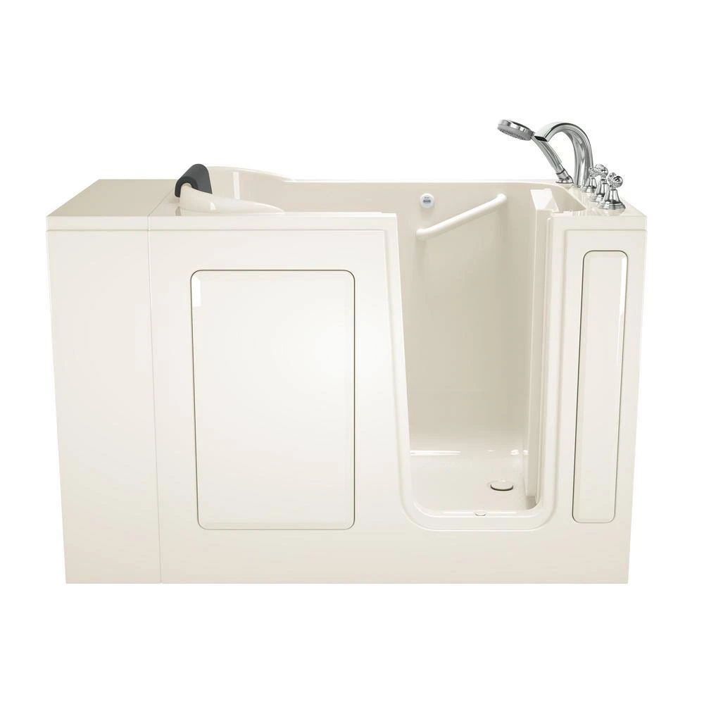 American Standard Gelcoat Premium Series 48 In. X 28 In. Right Hand Drain Walk-in Soaking Bathtub In Beige 4 American Standard Gelcoat Premium Series 48 In. X 28 In. Right Hand Drain Walk-in Soaking Bathtub In Beige - Image 4
