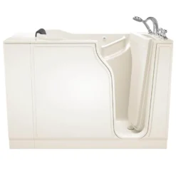 American Standard Gelcoat Premium Series 52 In. X 30 In. Right Hand Walk-In Whirlpool And Air Bathtub In Linen -The Home Depot linen american standard walk in tubs 3052 109 crl a0 1000