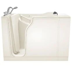 American Standard Gelcoat Premium Series 52 In. X 30 In. Left Hand Drain Walk-in Soaking Bathtub In Beige -The Home Depot linen american standard walk in tubs 3052 109 sll a0 1000