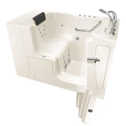 American Standard Gelcoat Premium Series 32 In. X 52 In. Right Hand Drain Soaking Bathtub In Beige