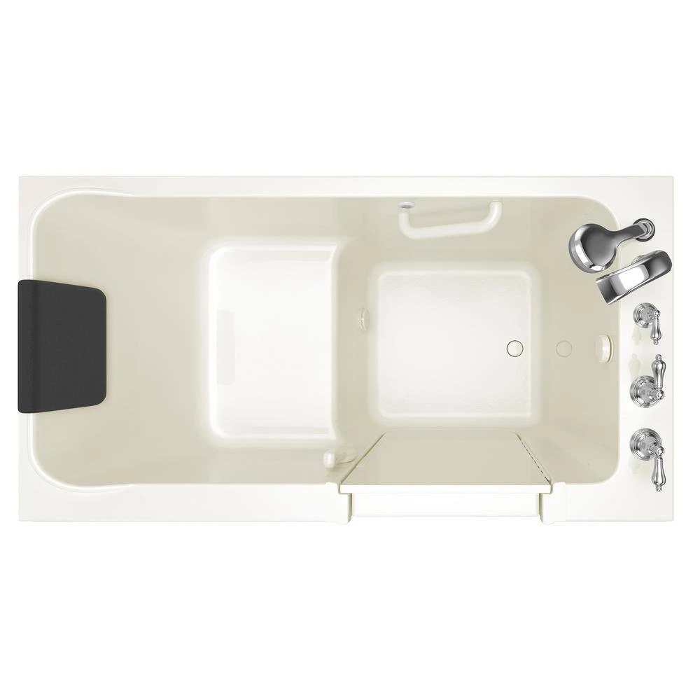 American Standard Acrylic Luxury Series 60 In. X 32 In. Right Hand Drain Walk-in Soaking Bathtub In Beige 2 American Standard Acrylic Luxury Series 60 In. X 32 In. Right Hand Drain Walk-in Soaking Bathtub In Beige - Image 2