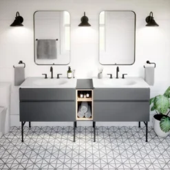 American Standard Studio S Vanity Leg Set In Matte Black -The Home Depot matte black american standard bathroom vanity parts 8722000 243 40 1000