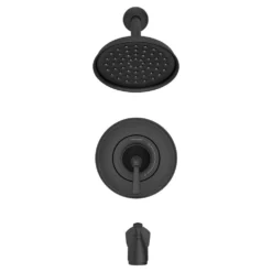 American Standard Rumson Single-Handle 1-Spray Tub And Shower Faucet With 1.8 GPM In Matte Black (Valve Included) 14 American Standard Rumson Single-Handle 1-Spray Tub And Shower Faucet With 1.8 GPM In Matte Black (Valve Included) -The Home Depot matte black american standard bathtub shower faucet combos 7417502 243 77 1000