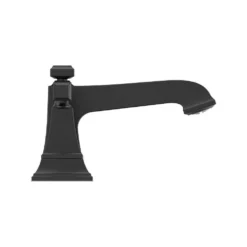 American Standard Town Square S 4 In. Centerset 2-Handle Bathroom Faucet With Drain Assembly And WaterSense 1.2 GPM In Matte Black -The Home Depot matte black american standard centerset bathroom faucets 7455207 243 40 1000