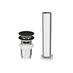 American Standard Studio S Freestanding Tub Drain Kit, Matte Black