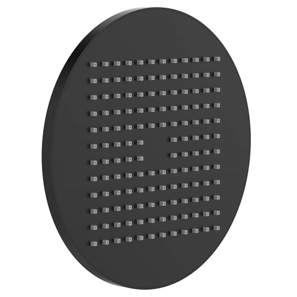 American Standard Modern 1-Spray Patterns With 2.5 GPM 10 In. Wall Mount Fixed Shower Head In Matte Black 1 American Standard Modern 1-Spray Patterns With 2.5 GPM 10 In. Wall Mount Fixed Shower Head In Matte Black