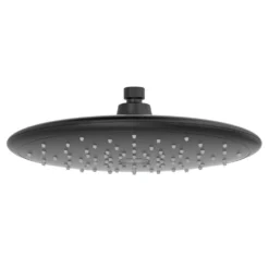 American Standard Spectra 1-Spray Patterns With 1.8 GPM 11 In. Wall Mount Fixed Shower Head In Matte Black -The Home Depot matte black american standard fixed shower heads 9038001 243 40 1000