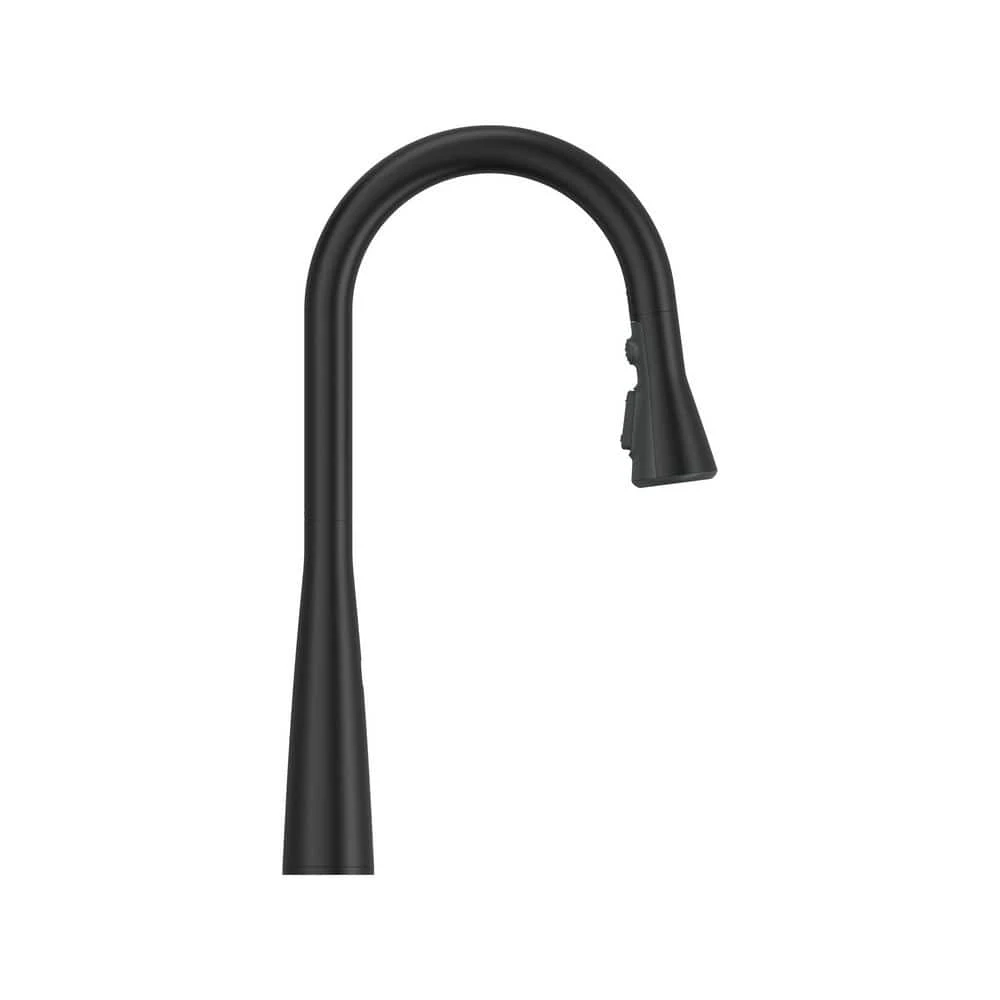 American Standard Aspirations 18 In. Touchless Pull Down Sprayer Kitchen Faucet With 360° Swivel Spout In Matte Black 7 American Standard Aspirations 18 In. Touchless Pull Down Sprayer Kitchen Faucet With 360° Swivel Spout In Matte Black - Image 7