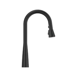 American Standard Aspirations 18 In. Single Handle Pull Down Triple Sprayer Kitchen Faucet With 360° Swivel Spout In Matte Black -The Home Depot matte black american standard pull down kitchen faucets 1048812430 66 1000