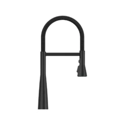 American Standard Aspirations 20 In. Semi-Pro Pull Down Sprayer Kitchen Faucet With 360° Swivel Spout In Matte Black -The Home Depot matte black american standard pull down kitchen faucets 1048822430 fa 1000