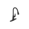 American Standard Colony Pro Single Handle Pull Down Sprayer Kitchen Faucet In Matte Black