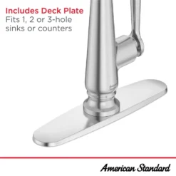 American Standard Palestra Single Handle Pull Down Sprayer Kitchen Faucet With Dual Spray In Matte Black -The Home Depot matte black american standard pull down kitchen faucets 7438301 243 66 1000