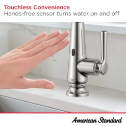 American Standard Palestra Touchless Single Handle Pull Down Sprayer Kitchen Faucet With Dual Spray In Matte Black -The Home Depot matte black american standard pull down kitchen faucets 7438381 243 1d 1000