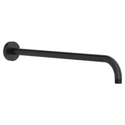 American Standard 18 In. Shower Arm And Round Escutcheon In Matte Black