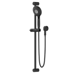 American Standard Spectra Slide Bar Kit In Matte Black -The Home Depot matte black american standard shower arm extensions 1660774 243 40 1000