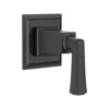 American Standard Town Square S 1-Handle Wall Mount Shower Diverter Valve Trim Kit In Matte Black (Valve Not Included)