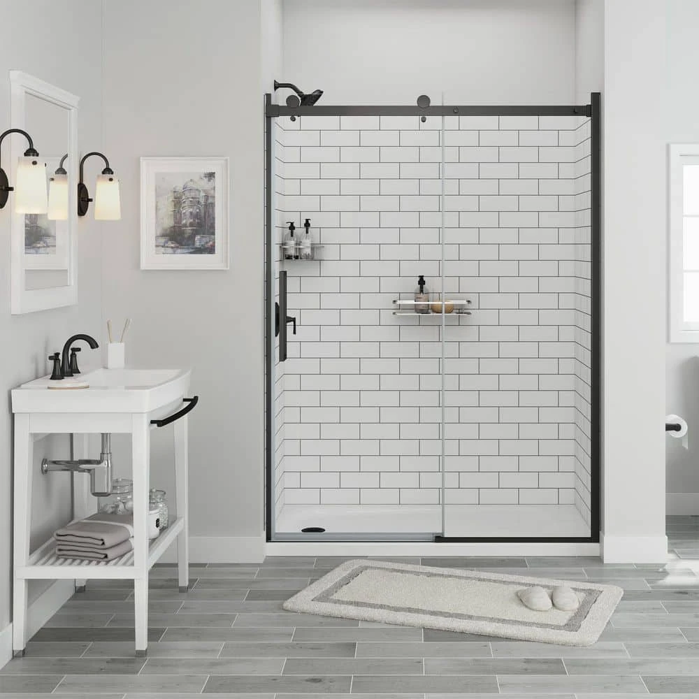 American Standard Rumson Single-Handle 1-Spray Shower Faucet With 1.8 GPM In Matte Black (Valve Included) 9 American Standard Rumson Single-Handle 1-Spray Shower Faucet With 1.8 GPM In Matte Black (Valve Included) - Image 9