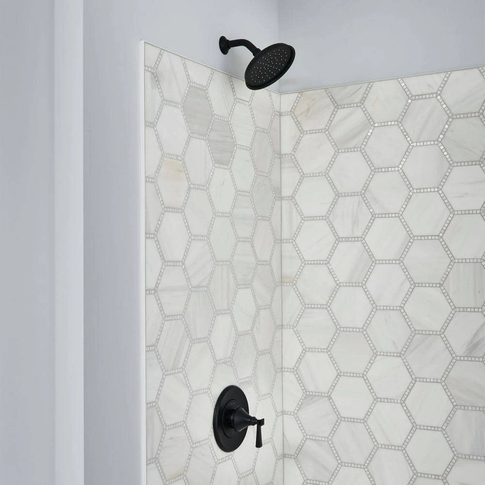 American Standard Rumson Single-Handle 1-Spray Shower Faucet With 1.8 GPM In Matte Black (Valve Included) 2 American Standard Rumson Single-Handle 1-Spray Shower Faucet With 1.8 GPM In Matte Black (Valve Included) - Image 2