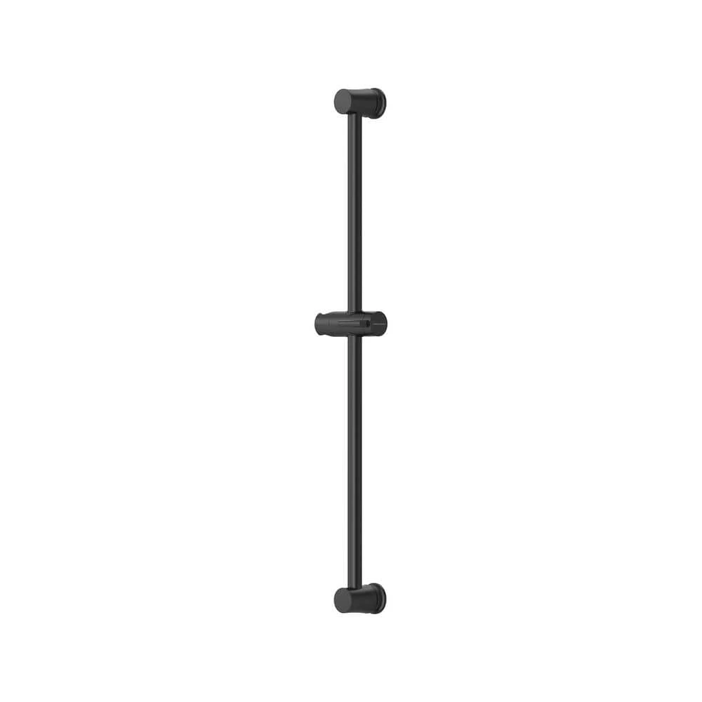 American Standard Traditional 30 In. Adjustable Shower Slide Bar In Matte Black 2 American Standard Traditional 30 In. Adjustable Shower Slide Bar In Matte Black - Image 2