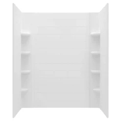 American Standard Ovation Curve 60 In. L X 30 In. W X 72 In. H Right Drain Alcove Shower Stall/Kit In Matte Black -The Home Depot matte black american standard shower stalls kits 8014r2961sw60 243 77 1000