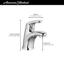 American Standard Colony Pro Single Hole Single-Handle Bathroom Faucet With Pop-Up Drain In Matte Black -The Home Depot matte black american standard single hole bathroom faucets 7075100 243 40 1000