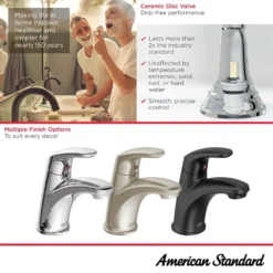 American Standard Colony Pro Single Hole Single-Handle Bathroom Faucet In Matte Black -The Home Depot matte black american standard single hole bathroom faucets 7075104 243 66 1000