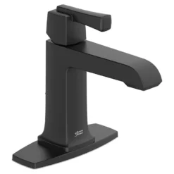 American Standard Townsend Single-Handle Single Hole Bathroom Faucet With Speed Connect Drain In Matte Black