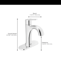 American Standard Corsham Single-Handle Single-Hole Bathroom Faucet In Matte Black -The Home Depot matte black american standard single hole bathroom faucets 7428101 243 a0 1000