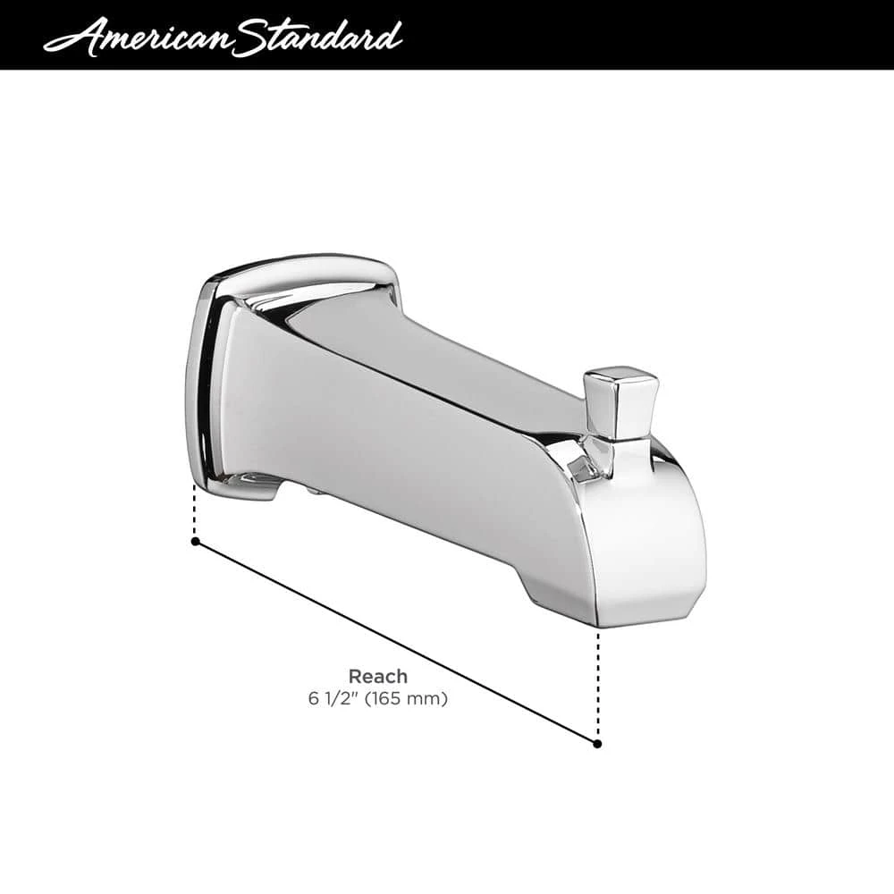 American Standard Townsend Slip-On Diverter Tub Spout, Matte Black 3 American Standard Townsend Slip-On Diverter Tub Spout, Matte Black - Image 3