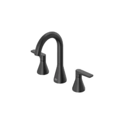 American Standard Aspirations 8 In. Widespread 2-Handle Bathroom Faucet With Drain Matte Black -The Home Depot matte black american standard widespread bathroom faucets 7061801 243 1d 1000