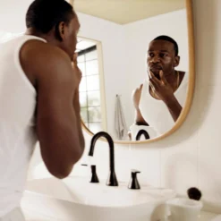 American Standard Aspirations 8 In. Widespread 2-Handle Pull Out Bathroom Faucet With Drain Matte Black -The Home Depot matte black american standard widespread bathroom faucets 7061821 243 44 1000