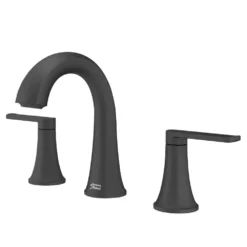 American Standard Corsham 8 In. Widespread Double Handle Bathroom Faucet In Matte Black -The Home Depot matte black american standard widespread bathroom faucets 7428801 243 1d 1000