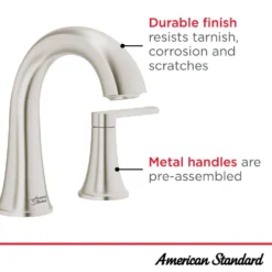 American Standard Corsham 8 In. Widespread Double Handle Bathroom Faucet In Matte Black -The Home Depot matte black american standard widespread bathroom faucets 7428801 243 40 1000