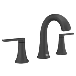 American Standard Corsham 8 In. Widespread Double Handle Bathroom Faucet In Matte Black