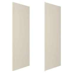 American Standard 36 In. X 98 In. 2-Piece Glue-Up Alcove Side Shower And Bath Wall Set In Natural Creme