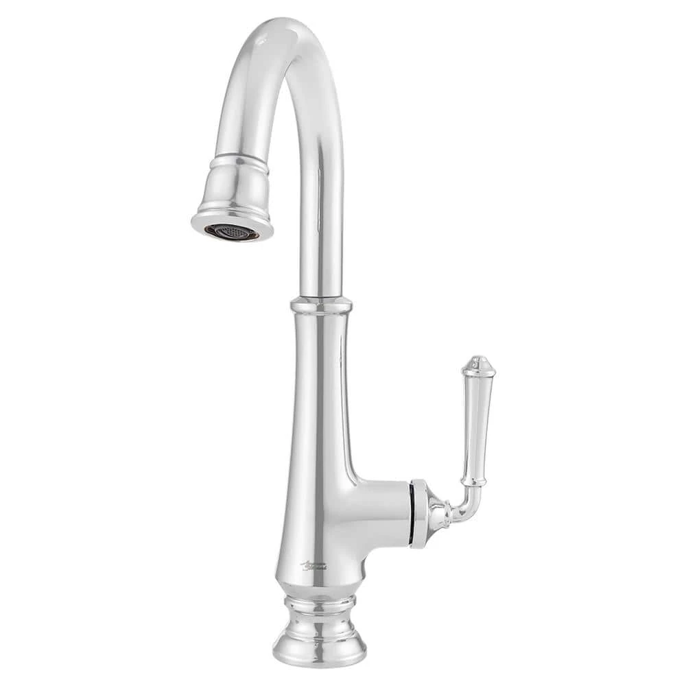 American Standard Delancey Single-Handle Pull-Down Bar Faucet With Pull-Down Spray In Polished Chrome 1 American Standard Delancey Single-Handle Pull-Down Bar Faucet With Pull-Down Spray In Polished Chrome