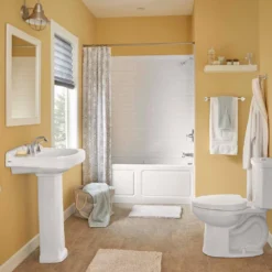 American Standard Chatfield Single-Handle 3-Spray Tub And Shower Faucet And 8 In. Widespread Bathroom Faucet Set In Polished Chrome -The Home Depot polished chrome american standard bathtub shower faucet combos chatts8wsch bnd 4f 1000