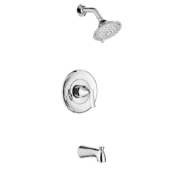 American Standard Single-Handle 3-Spray Tub And Shower Faucet With Two 8 In. Bathroom Faucet Set In Polished Chrome (Valve Included) -The Home Depot polished chrome american standard bathtub shower faucet combos chattswsch bndl 40 1000
