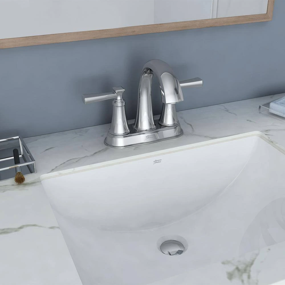 American Standard Rumson 4 In. Centerset Bathroom Faucet And Single-Handle 1-Spray Tub And Shower Faucet Set In Polished Chrome 10 American Standard Rumson 4 In. Centerset Bathroom Faucet And Single-Handle 1-Spray Tub And Shower Faucet Set In Polished Chrome - Image 10