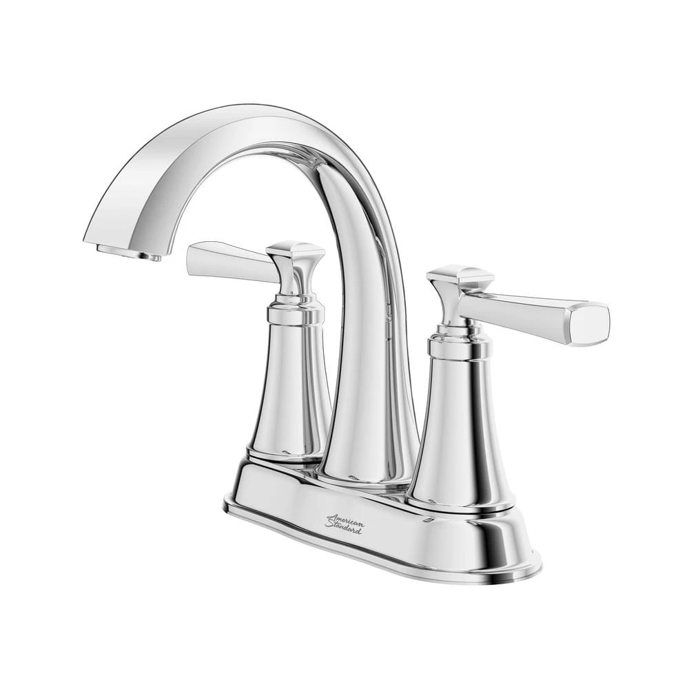 American Standard Rumson 4 In. Centerset Bathroom Faucet And Single-Handle 1-Spray Tub And Shower Faucet Set In Polished Chrome 3 American Standard Rumson 4 In. Centerset Bathroom Faucet And Single-Handle 1-Spray Tub And Shower Faucet Set In Polished Chrome - Image 3