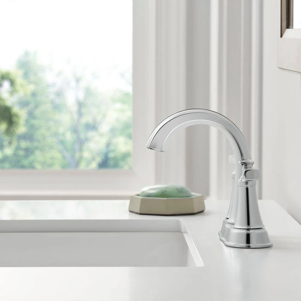 American Standard Rumson 4 In. Centerset Bathroom Faucet And Single-Handle 1-Spray Tub And Shower Faucet Set In Polished Chrome 12 American Standard Rumson 4 In. Centerset Bathroom Faucet And Single-Handle 1-Spray Tub And Shower Faucet Set In Polished Chrome - Image 12