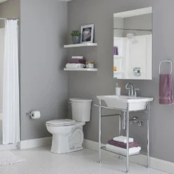 American Standard Edgemere 4 In. Centerset 2-Handle Bathroom Faucet With Metal Speed Connect Drain In Chrome -The Home Depot polished chrome american standard centerset bathroom faucets 7018201 002 a0 1000