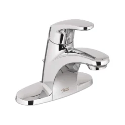 American Standard Colony Pro 4 In. Centerset Single-Handle Low-Arc Bathroom Faucet With Pop-Up Drain In Polished Chrome