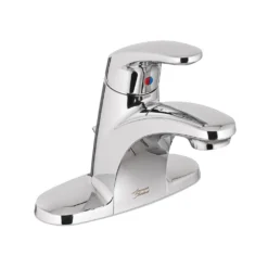 American Standard Colony Pro 4 In. Centerset Single-Handle Low-Arc Bathroom Faucet With 50/50 Pop-Up Assembly In Polished Chrome -The Home Depot polished chrome american standard centerset bathroom faucets 7075002 002 a0 1000