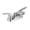 American Standard Colony Pro 4 In. Centerset 2-Handle Low-Arc Bathroom Faucet With Metal Drain In Polished Chrome