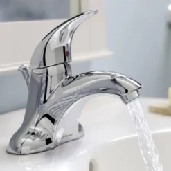 American Standard Reliant 3 4 In. Centerset Single-Handle Bathroom Faucet In Polished Chrome Less Drain And Pop-Up Hole -The Home Depot polished chrome american standard centerset bathroom faucets 7385 004 002 40 1000